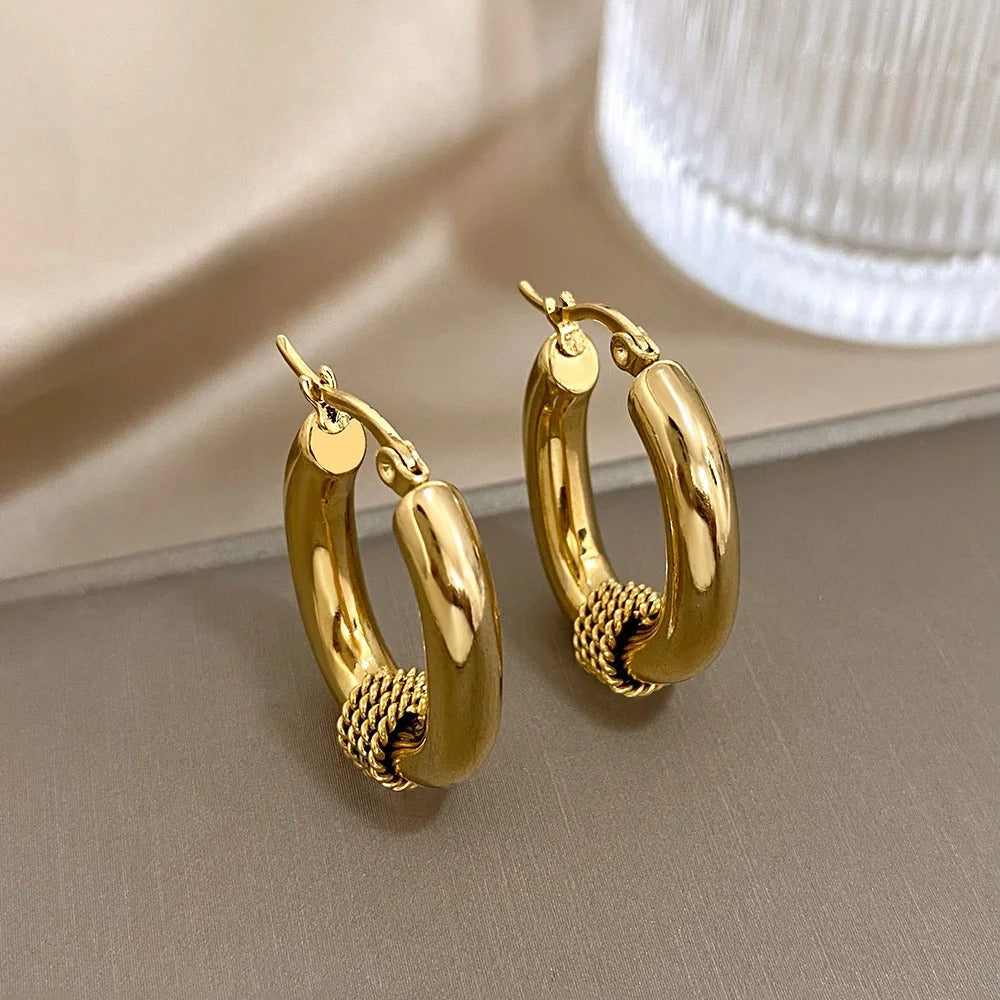 Braided Loops Earrings