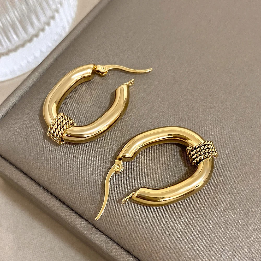 Braided Loops Earrings