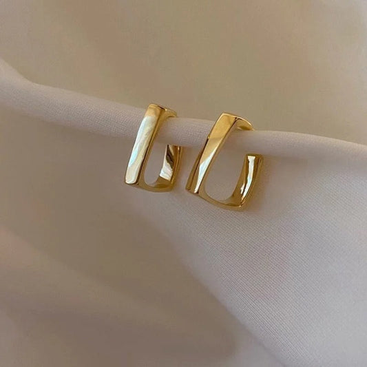 Geometric Hoops Earrings
