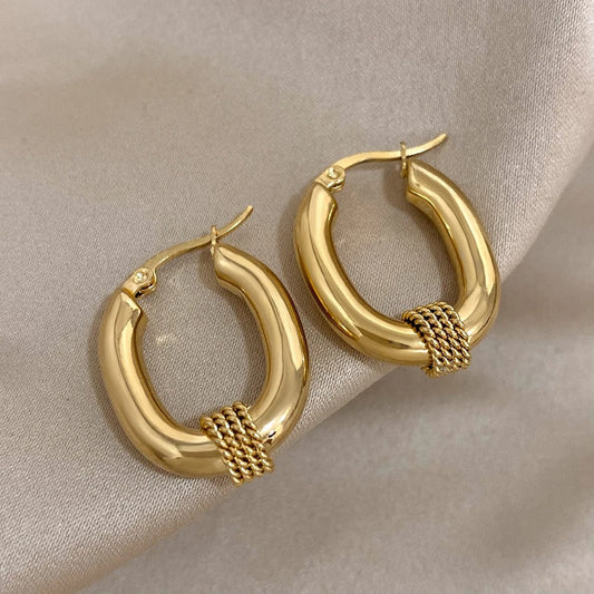 Braided Loops Earrings