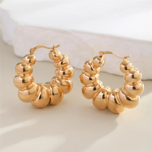 Rippled Glamour Earrings