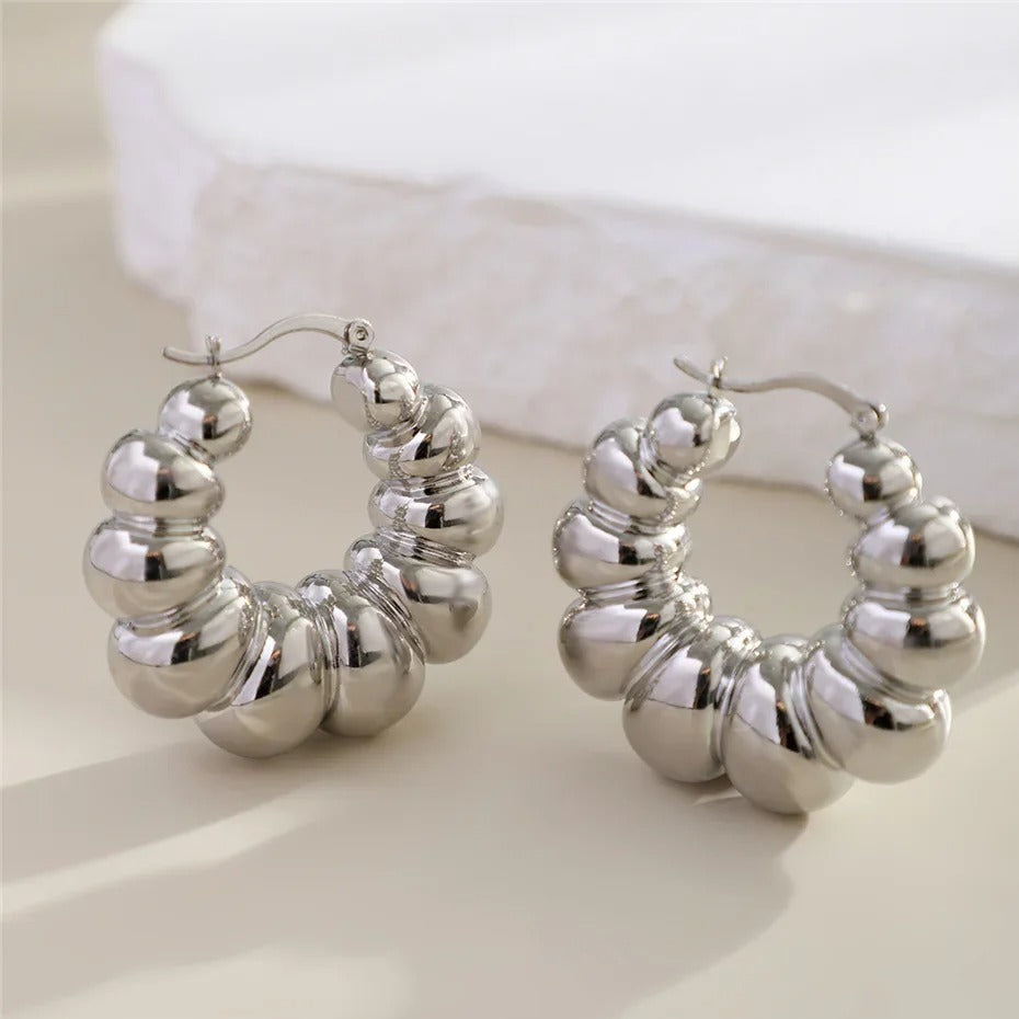 Rippled Glamour Earrings