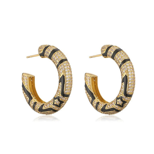Starry Stripes Earrings