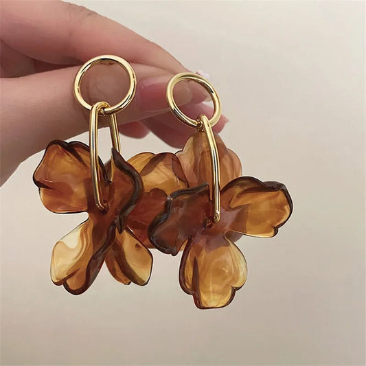 Floral Drops Earrings