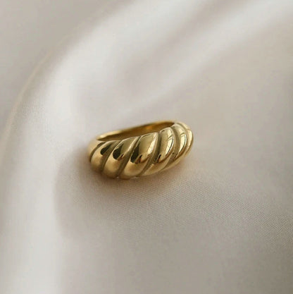 Chunky Dome Ring Crescent