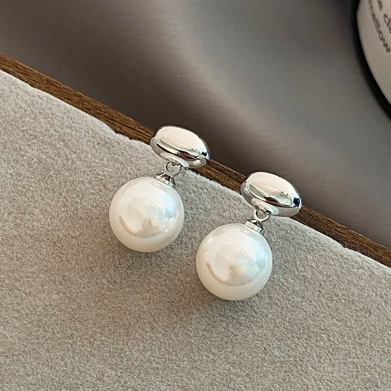 Silver Beads Earrings