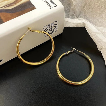 Bold Loop Hoop Earrings