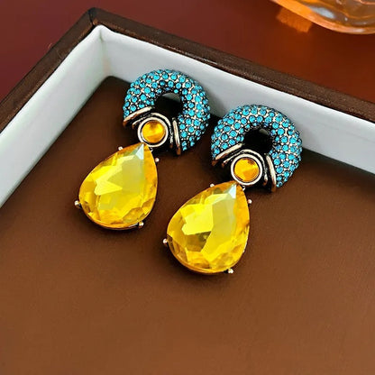 Sunny Drops Statement Earrings