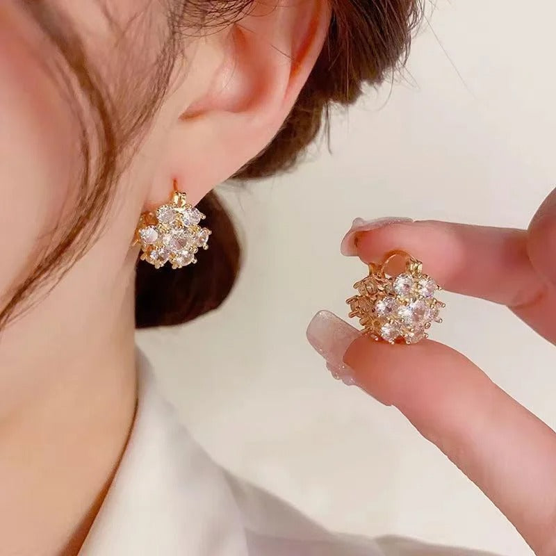 Crystal Flora Earrings
