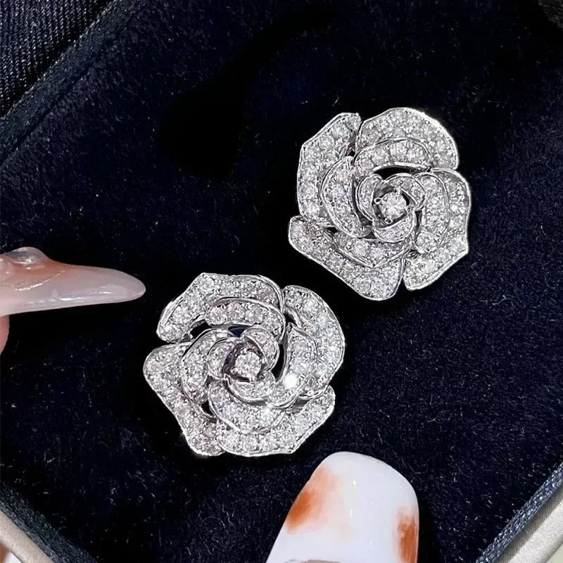Rosy Sparkles Earrings